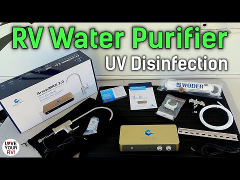 Installing RV Water LED UV Purification System (Acuva ArrowMAX 2 0)