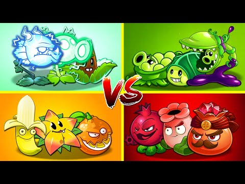 4 Random Team Plants vs All Zombies (Modern Day) - Plants vs Zombies 2 (PVZ2)