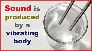 [DEMONSTRATION] - Sound is produced by a vibrating object || in HINDI