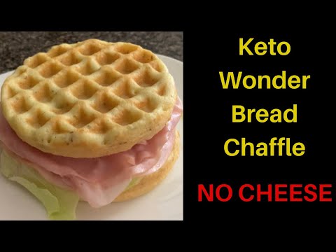 White Bread Chaffle | Wonder Bread Chaffle | No Cheese