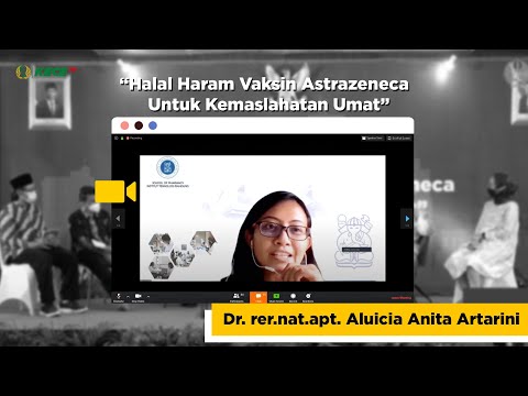 Dr. rer. nat. apt. Aluicia Anita Artarini | Produk Jadi Vaksin AstraZeneca Tidak Mengandung Babi