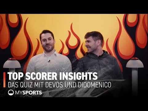 Top Scorer Insights Quiz mit Philip-Michael Devos (HCA) und Chris DiDomenico (SCB)