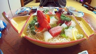 preview picture of video 'Shirahama inn Wakayama やっぱり魚だらけの夕食:Gourmet Report グルメレポート'