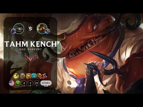 Tahm Kench Support vs Nautilus - NA Grandmaster Patch 12.23