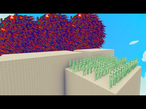 100x ZOMBIE + 2x GIANT vs  EVERY GOD - Totally Accurate Battle Simulator (TABS)