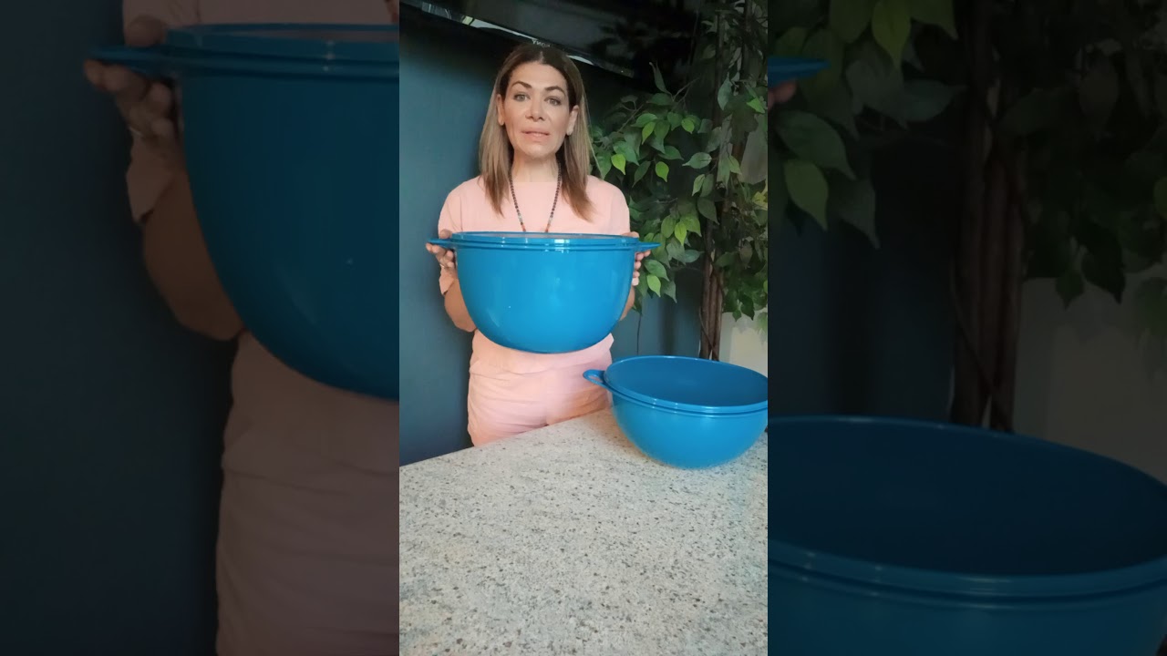 Tazones Tupperware tutorial