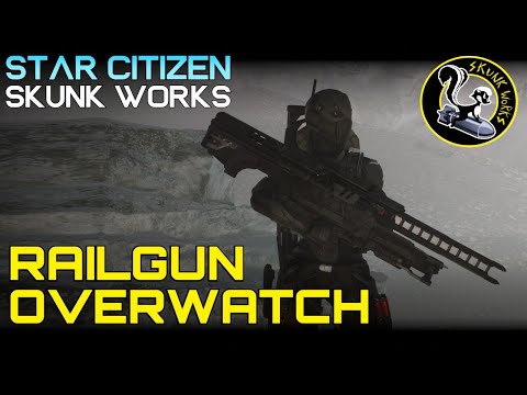 Railgun Overwatch - Jumptown 2.0 - Star Citizen 3.16 combat gameplay