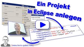 Ein Projekt in Eclipse anlegen (Java)