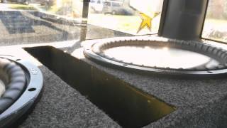 Custom 4.5 cubic foot box for 2 MTX Thunder 7500 12's