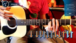 Cómo tocar &quot;Rape Me&quot; de Nirvana en Guitarra Acústica- (HD) Tutorial - Christianvib
