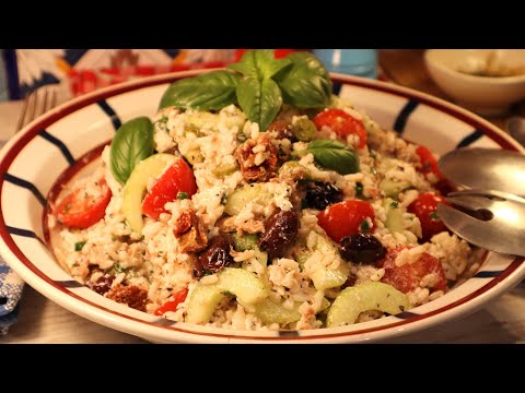 Creamy Ricotta Rice Salad