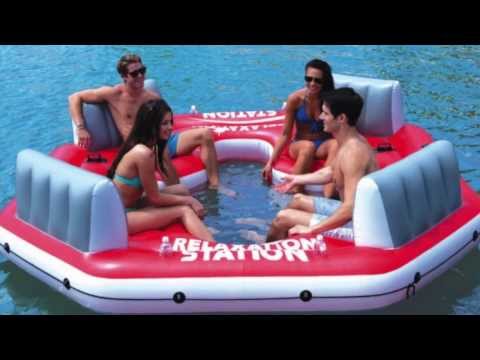 Intex Relaxation Station 4-Person Water Lounge Raft