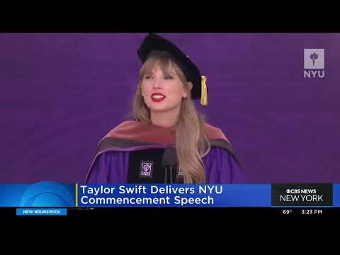 テイラー・スウィフト、NYU卒業式での感動的なスピーチ | 名場面・名言集 (Taylor Swift's inspirational commencement speech to NYU | favorite moments/words)