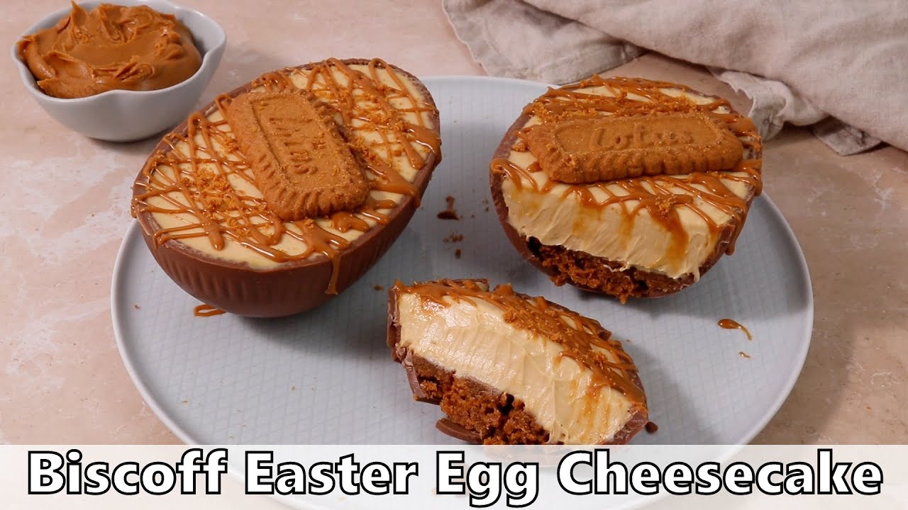Biscoff Easter Egg Cheesecake Recipe