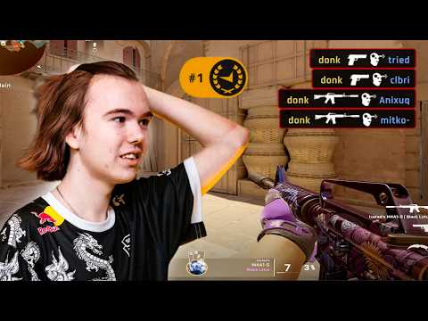 donk vs Top FACEIT Players | #1 Rank