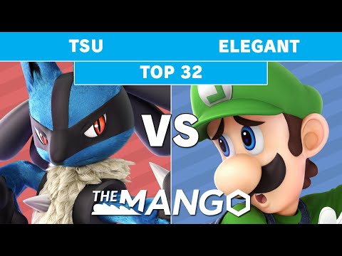 The Mang0 3 - Tsu (Lucario) vs Elegant (Luigi) Top 32 - Smash Ultimate