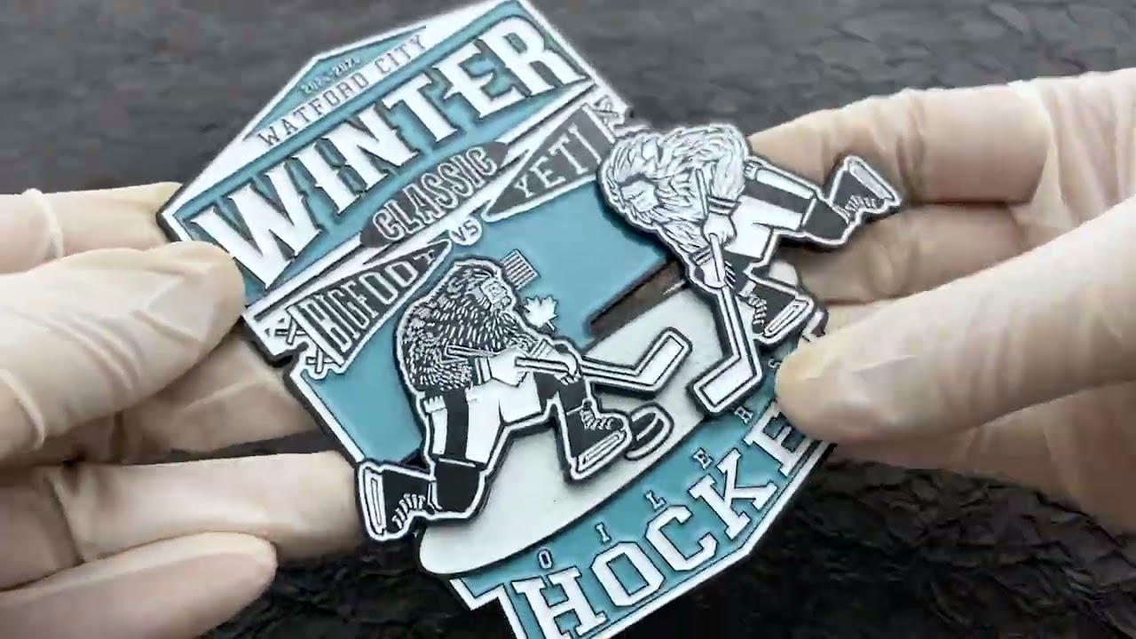 1728-HIFDDI vs YETI Ice Hockey Competition Limited Edition Badge
