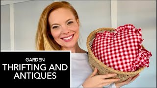 Indoor & Porch Garden Decor Ideas/Thrifting Trip For Valentines Day Decor