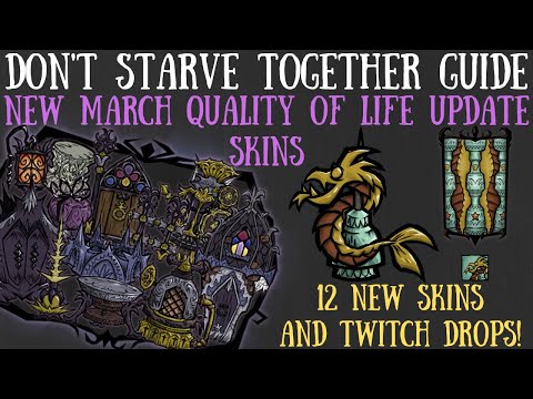 March Quality Of Life Update Skins! - 12+ New Gothic Themed Skins! - Don't Starve Together