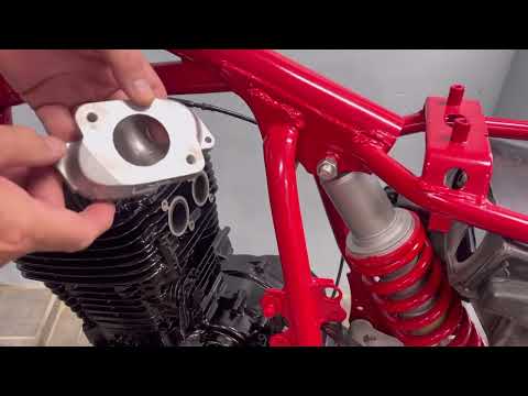 Mikunioz Yamaha SRX TT XT600 single carb conversion manifold