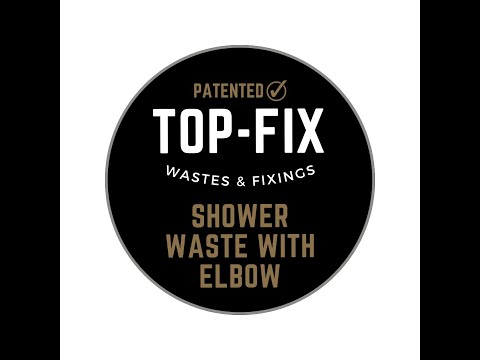 Slide 3 - Luxury Top Fix Shower Waste - Matt Black (The Tunbridge Wells Brassware Co.)   (video)