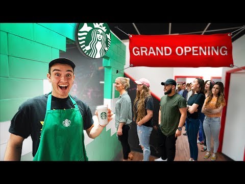 I Opened A Lego Starbucks In My Office! Video