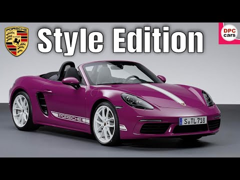 2023 Porsche 718 Boxster and Cayman Style Edition Models