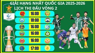 NATIONAL FIRST CLASS ROUND 2 SCHEDULE 2025-2026