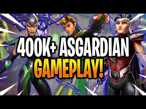 *NEW* 400K+ ASGARDIAN GAMEPLAY! - MARVEL Strike Force - MSF
