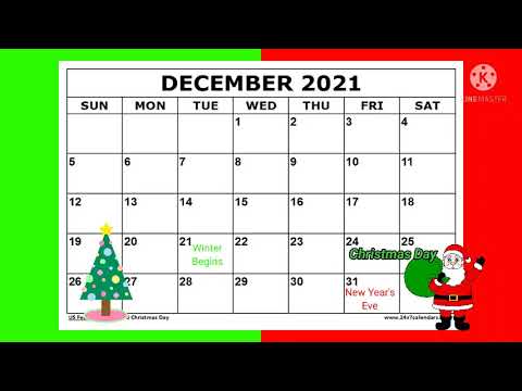 December 2021 On The Christmas Calendar
