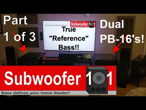 SVS PB-16 Ultra Review (1 of 3) (SB-16 Ultra Subwoofer Thoughts, Ported VS Sealed)
