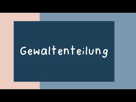 Gewaltenteilung