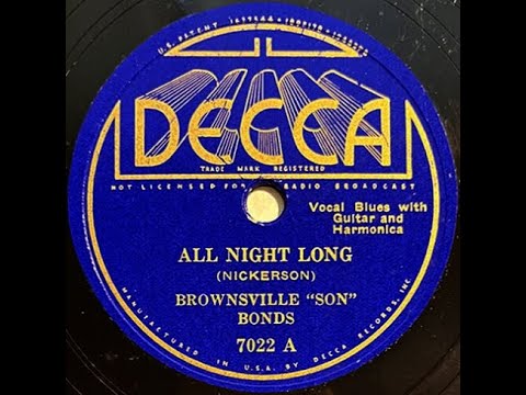 Son Bonds & Hammie Nixon - All Night Long (1935)