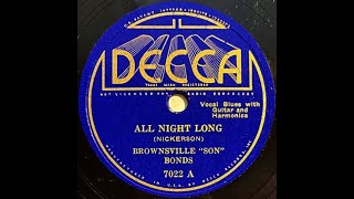 Son Bonds &amp; Hammie Nixon - All Night Long (1935)