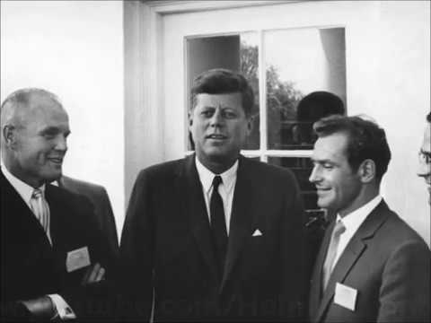 May 3, 1962 - President John F. Kennedy meets John Glenn and Gherman Titov