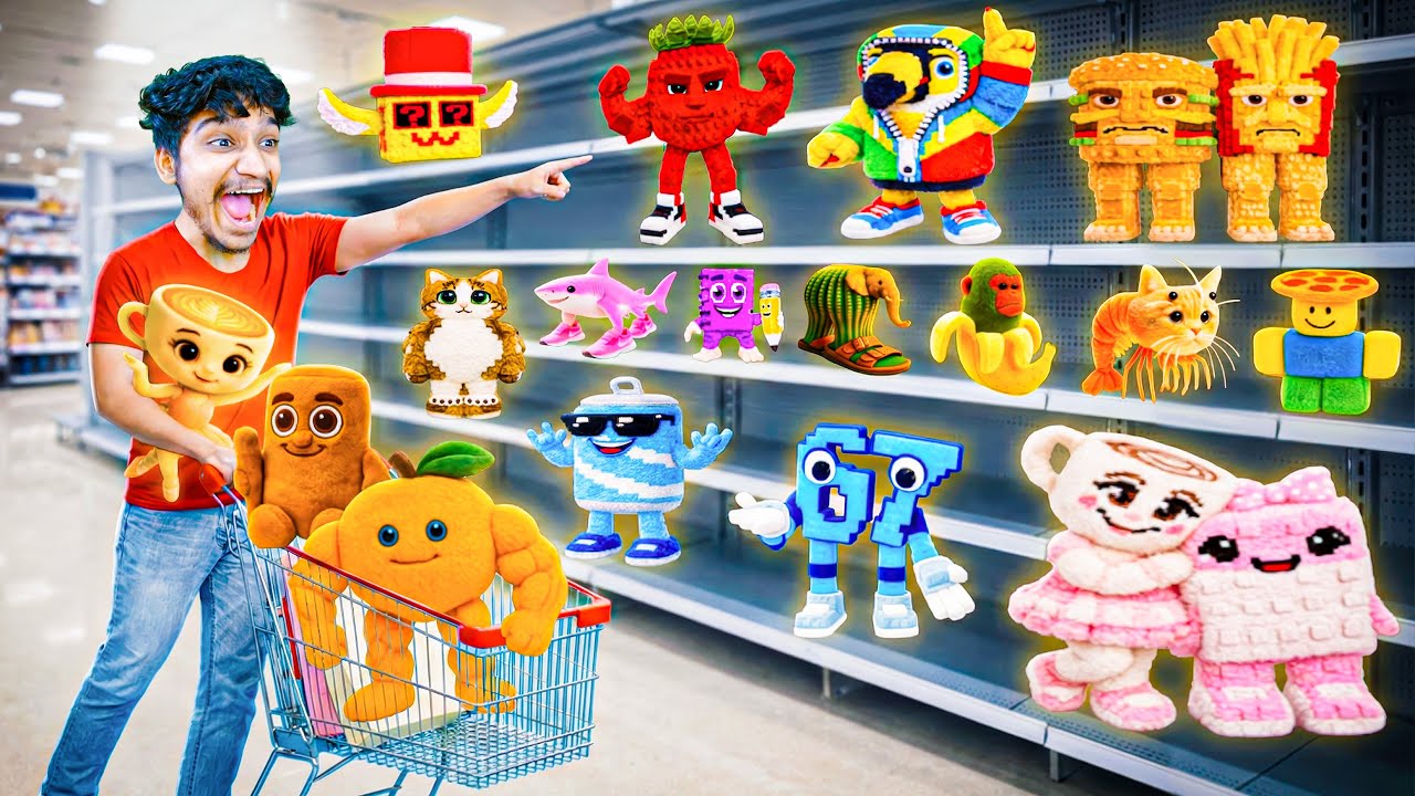 Can I Find 107+ Brainrot Plushes In Shopping Mall 🛒🧸 (Roblox)