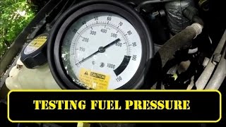 1999- 2013 gm truck fuel pressure test // test port location
