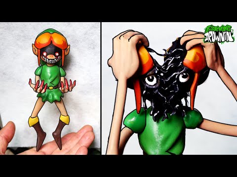 [FNF] Making Ben Drowned Sculpture Timelapse [Ben Drowned Mic Of Time] - Friday Night Funkin' Mod