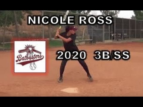 2020 Nicole Ross 3B SS Softball Skills Video