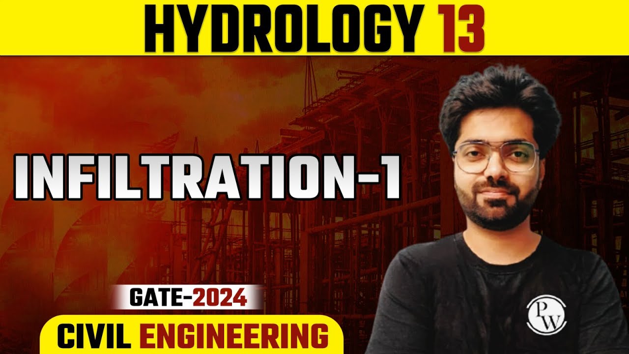 Hydrology 13 | Infiltration -1 | CE | Gate 2024 Series
