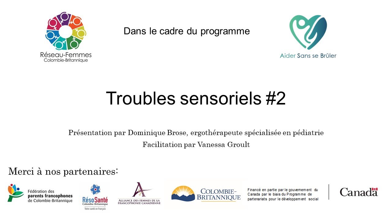 Troubles sensoriels: des outils à utiliser au quotidien