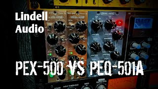 Video thumbnail for Lindell Audio PEX-500 vs PEQ-501a by At The Source Studios