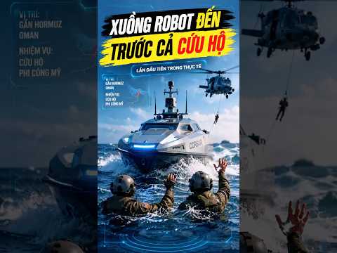 Tin quân sự quốc tế | Xuồng Robot Cứu Phi Công Mỹ Giữa Biển Gây Chú Ý #quansu #tinquansu #thoisu