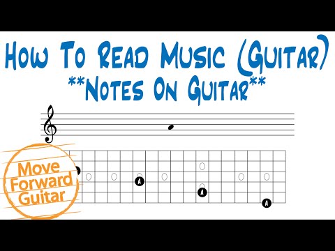 How to Read Music (Guitar) - Notes on Fretboard