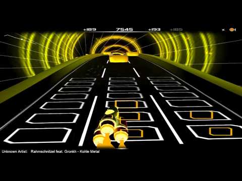 Rahmschnitzel feat. Gronkh - Kohle Metal gespielt in Audiosurf