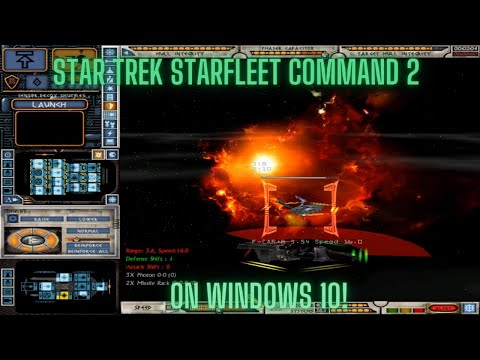 How to get star trek starfleet command 2 orion pirates/empire at war working on windows 10