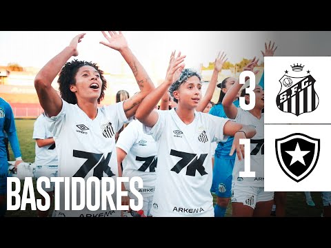 SANTOS 3 X 1 BOTAFOGO | BASTIDORES | BRASILEIRÃO FEMININO A2 (24/05/25)