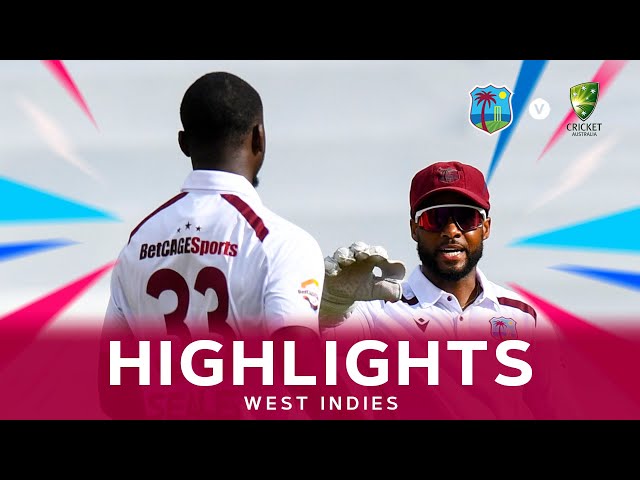 Highlights | West Indies v Australia | 2nd Test Day 3