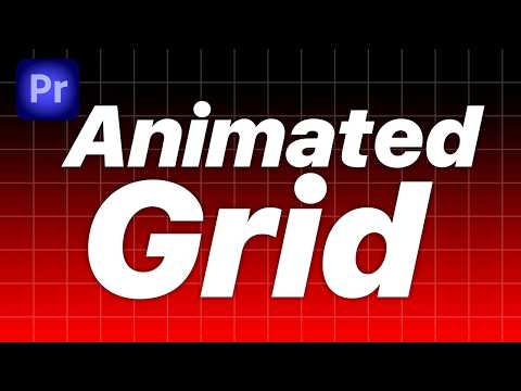 How To Make a Grid Background in Premiere Pro