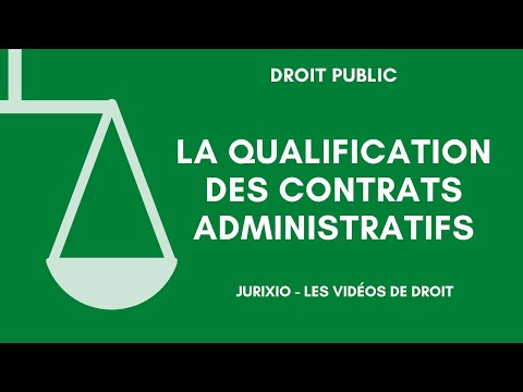 The qualification of administrative contracts